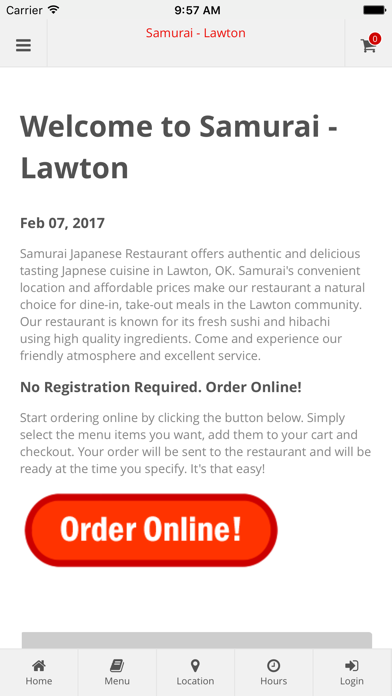 How to cancel & delete Samurai - Lawton from iphone & ipad 1