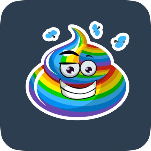 Animated Unicorn Poo icon