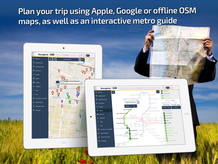 Bangkok Travel Guide & offline city map screenshot-3