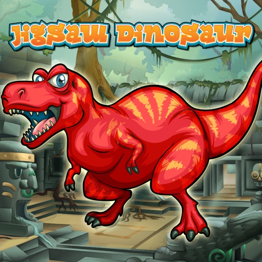 dinosaurs jigsaw puzzles learning games for kids icon