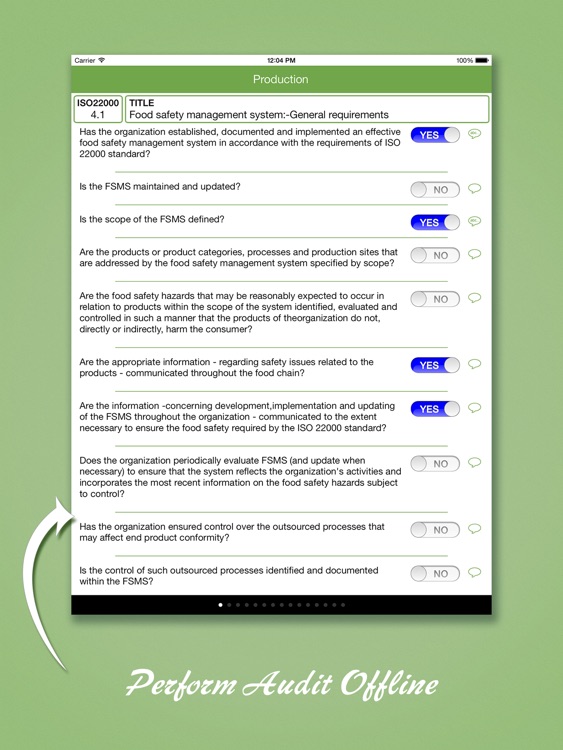 ISO 22000- Internal Food Safety Audit