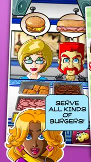 hamburger chef fever: snack town iphone screenshot 1