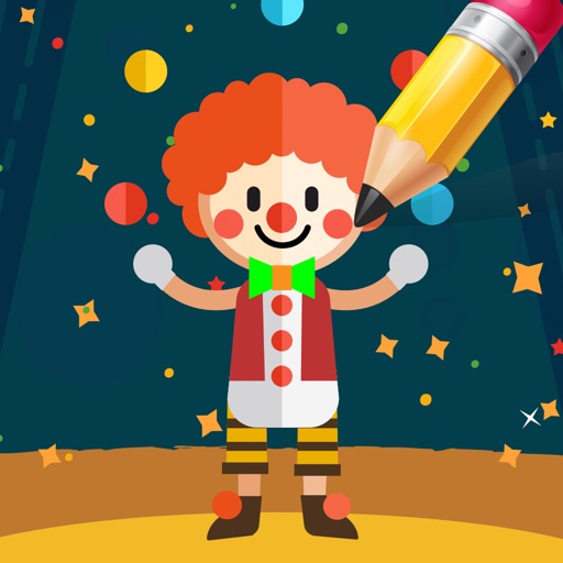 Circus Coloring Book for Kids: Learn to color