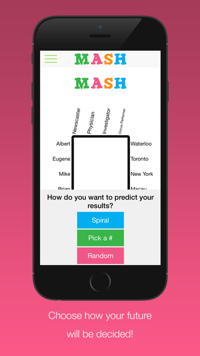 MASH Touch Screenshot