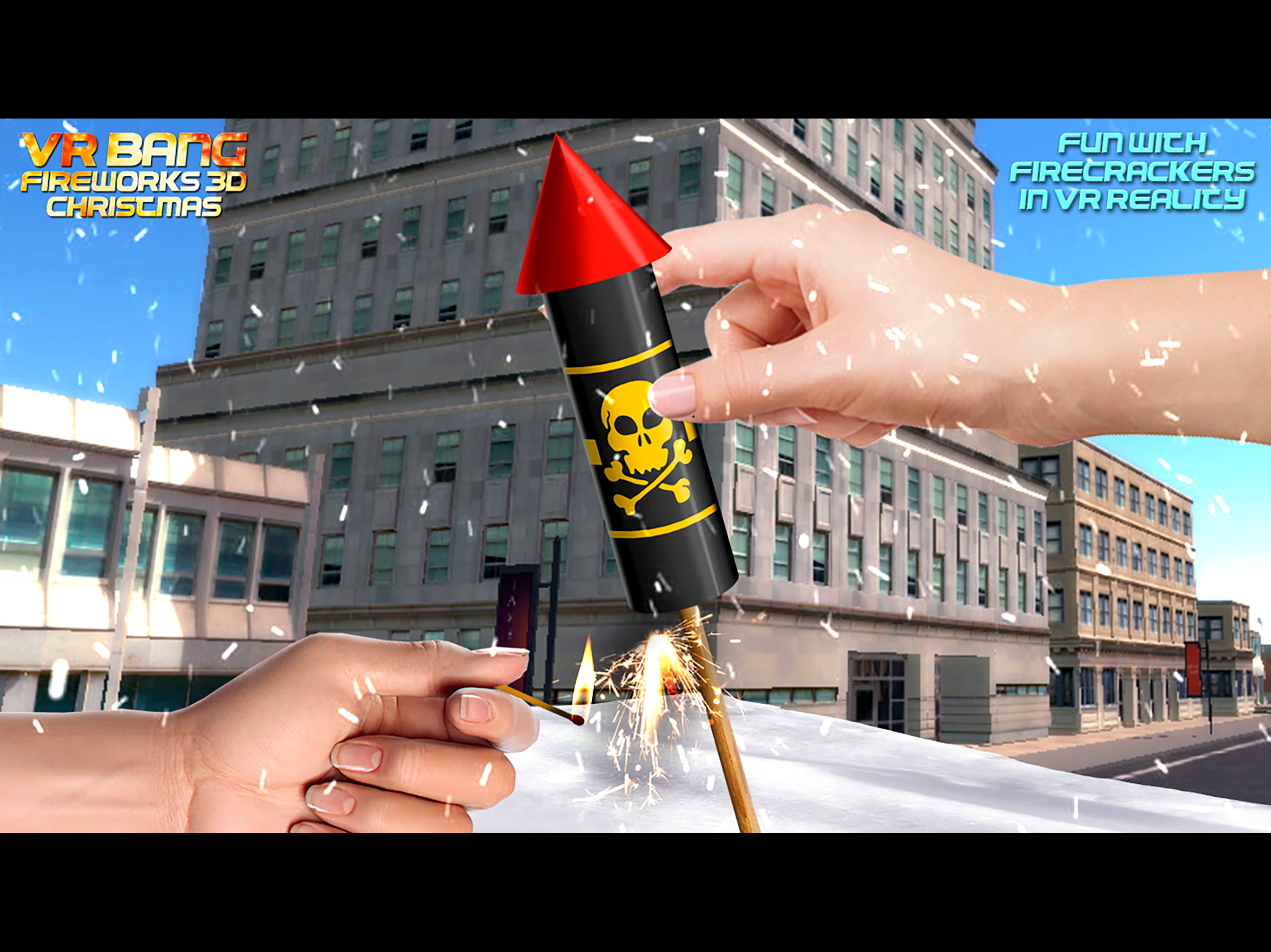 VR Bang Fireworks 3D Christmas