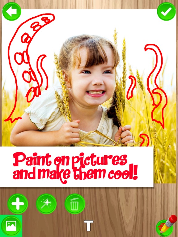 Doodle on Photo – Write Text and Draw on Pictures iPad screenshot
