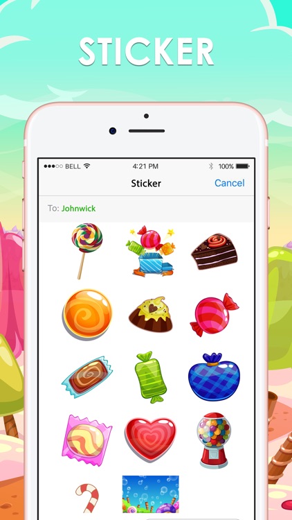 Keyboard & Emoji Candy Stickers for iMessage