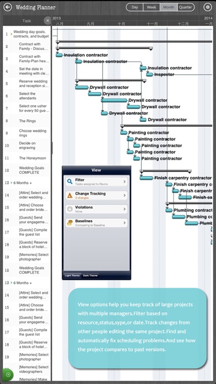 Project Gantt - Plan to do & Project Management