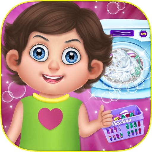 Little Baby Laundry Time - Dry Cleaning Helper icon