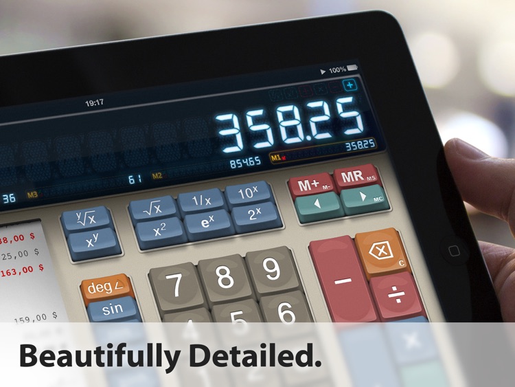MaxiCalc Free: Big Retro LCD Basic Desk Calculator