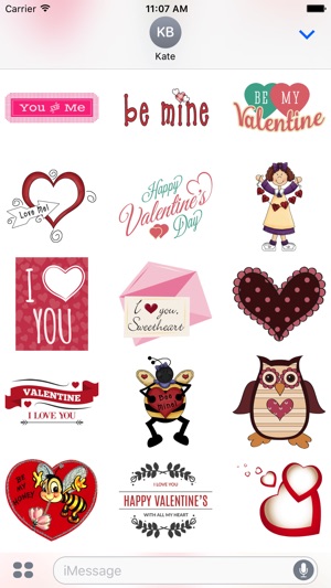 Valentine Stickers #1 for iMessage(圖4)-速報App