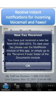 My Toll Free Number Lite - with VoiceMail and Fax iphone bilder 2