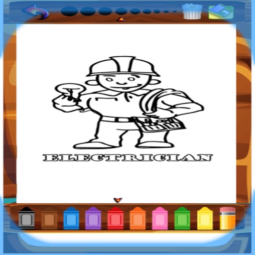 Profession Colorig Book icon