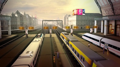 Euro Train Driving Games Screenshot