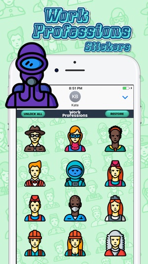 Work Professions Stickers(圖2)-速報App
