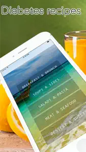 diabetes cookbook diabetic recipes and meals screenshot #1 for iPhone