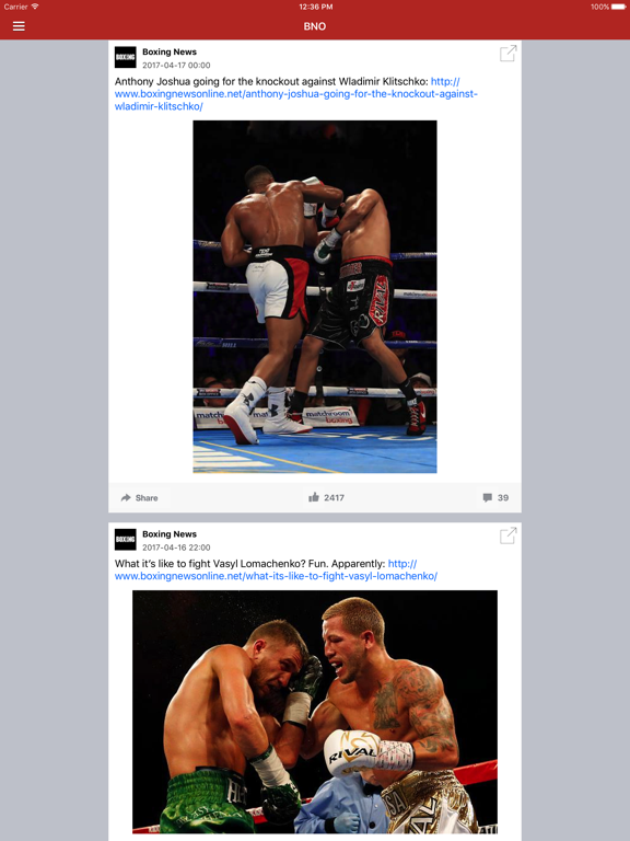 Screenshot #6 pour Boxing News Now - Schedules & Latest Results