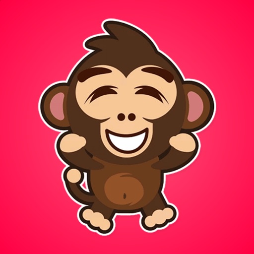 Little Funny Monkey Stickers icon