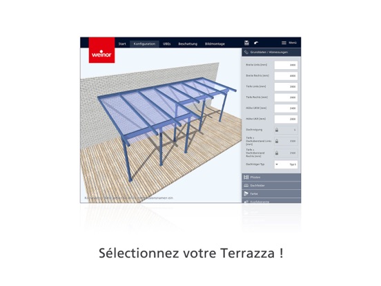 Screenshot #4 pour weinor 3D Designer
