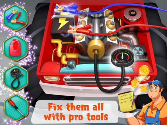 Mechanic Mike - Truck Mania iPad app afbeelding 5