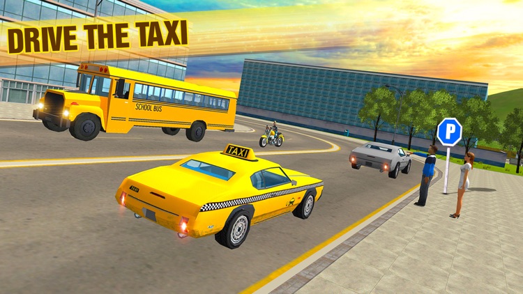 Mad Taxi Parking Driving - Busy Traffic Racer 2017