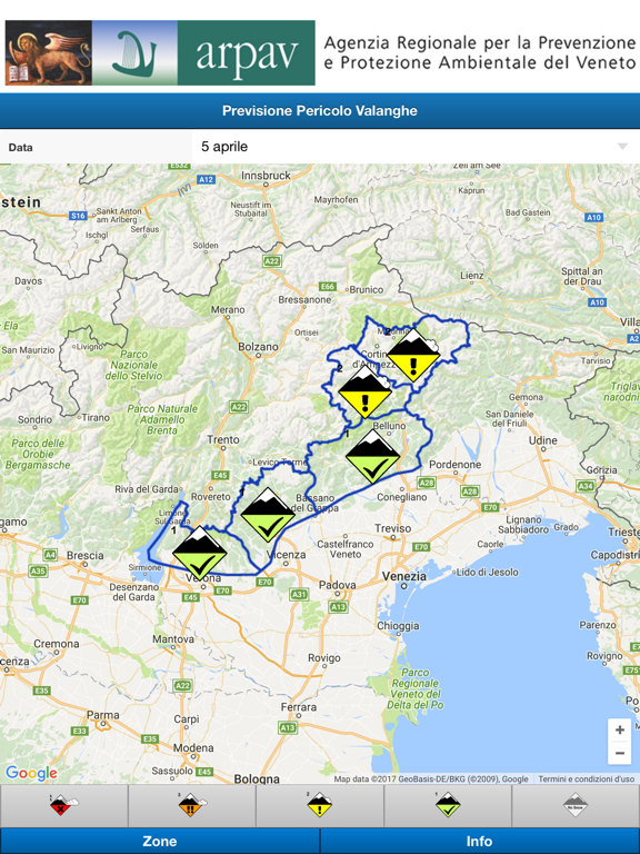 Screenshot #4 pour App ARPAV Neve e Valanghe