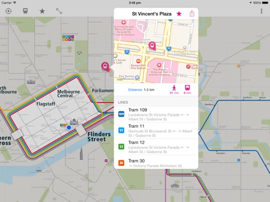 Screenshot #5 pour Melbourne Rail Map Lite