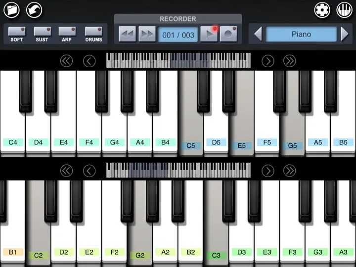 Скриншот Pianist Pro на iPhone 3