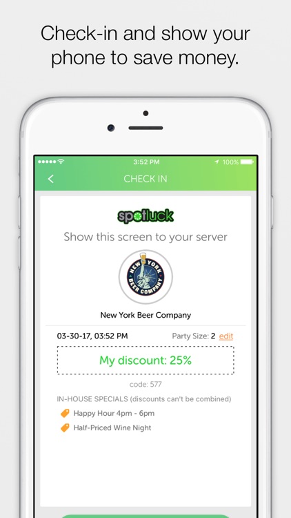 Spotluck - Dining Community of Local Restaurants screenshot-3