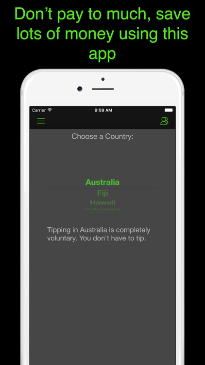 Oceania Tip Calculator, for all Oceanian countries screenshot-3