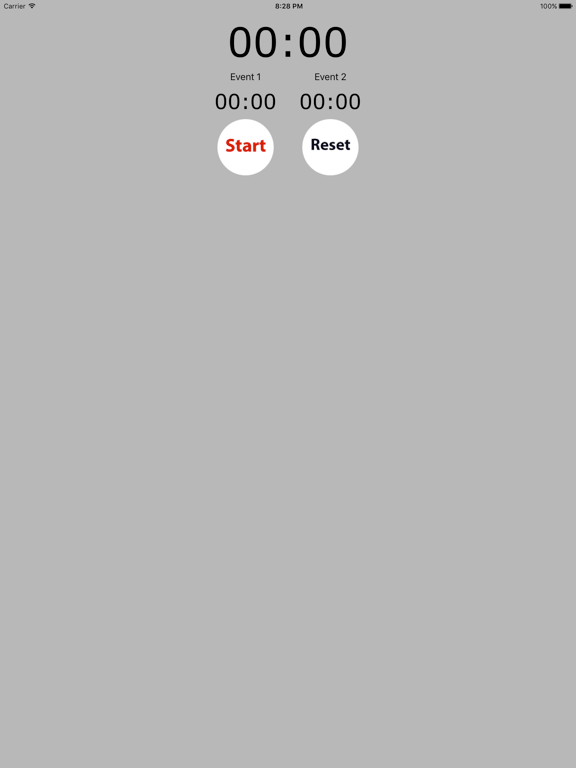Screenshot #4 pour Dual Stopwatch for Coaches