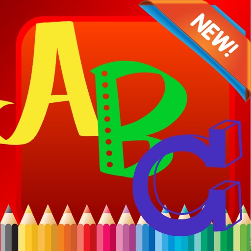 Drawing & paint ABC Coloring Book for kid age 1-10 iOS App