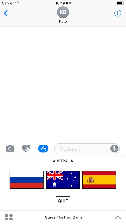 Guess The Flag Game For iMessage