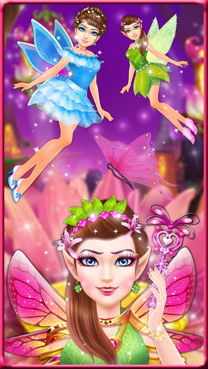 Magical Fairy Salon Makeover Game