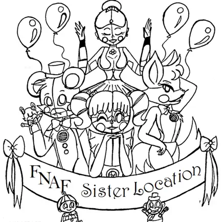 Coloring Pages For FNAF Sister Location Cheats