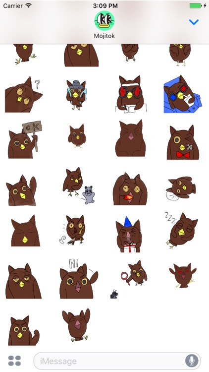 Unique Mr.Owl Stickers