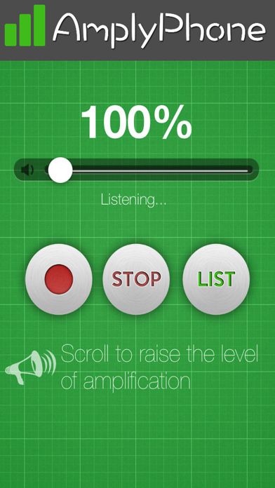 AmplyPhone - Personal hearing amplifier Screenshot 2