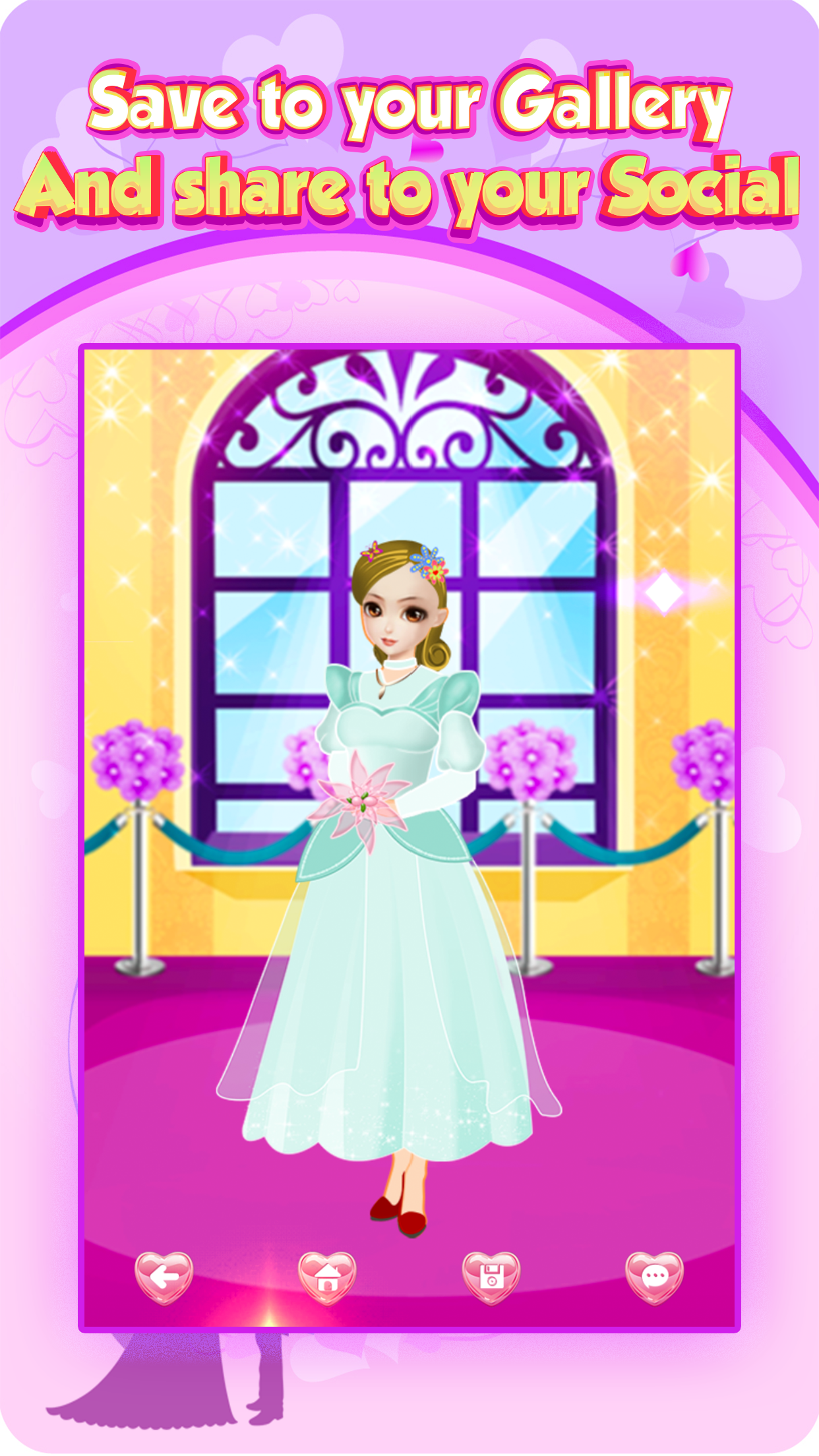 Wedding Dress Up Girls Salon Makeup Games