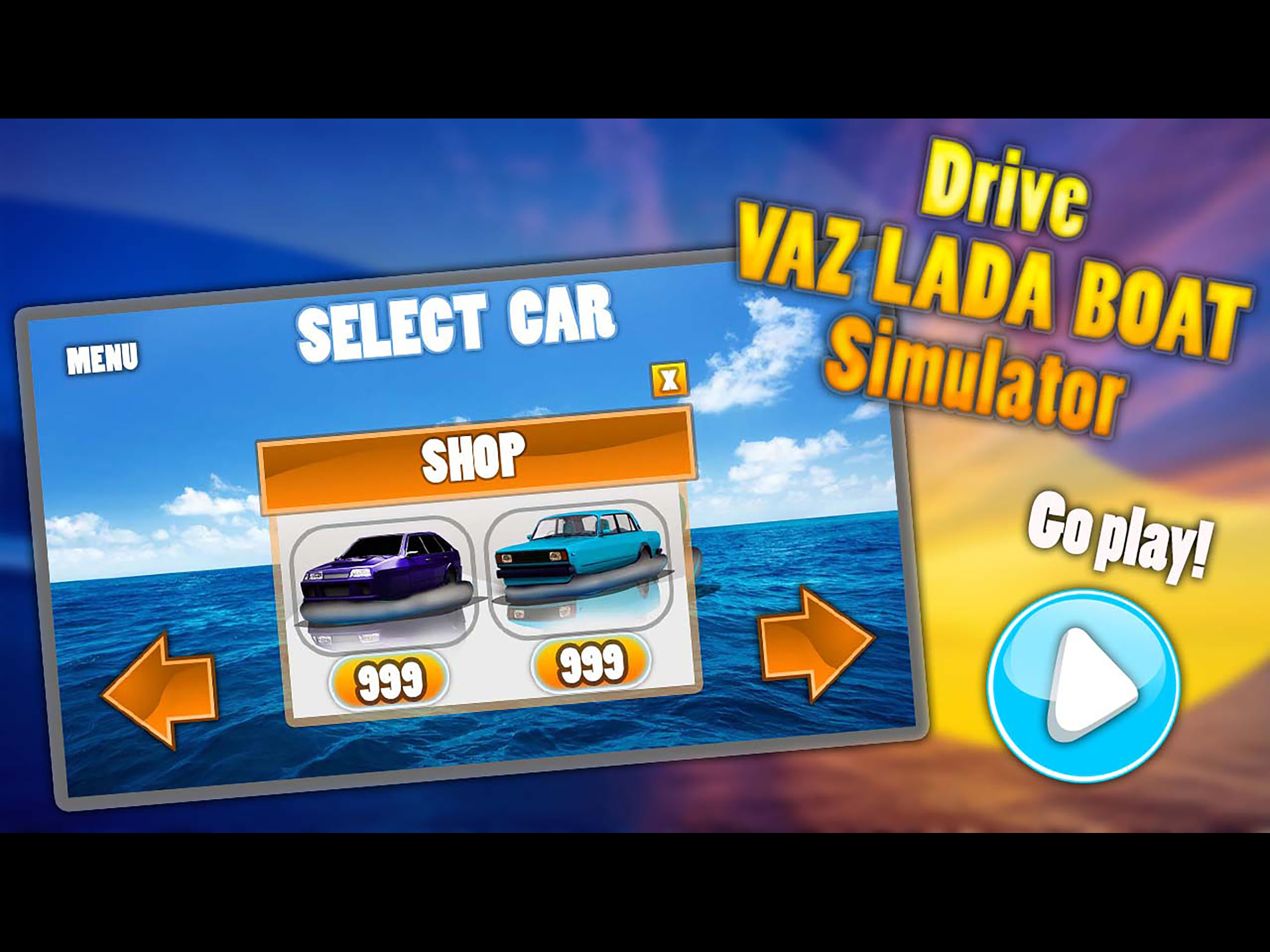 Drive VAZ LADA Boat Simulator