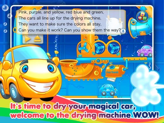 Rainbow Cars - Learn Colors iPad screenshot 4 - Education app