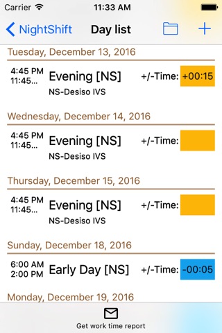 NightShift Calendar screenshot 4