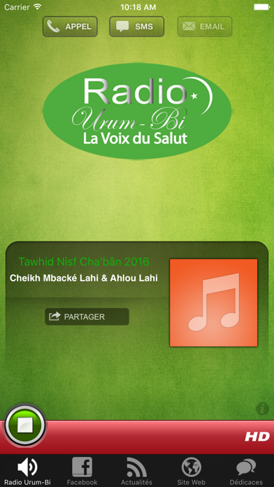 Screenshot #1 pour Radio Urum-Bi