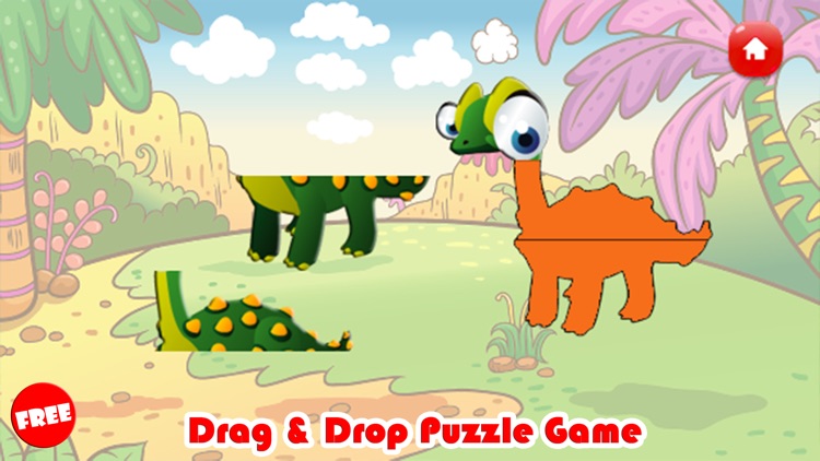 Dinosaurs Matching & Jigsaw Puzzles Games For Kids screenshot-3