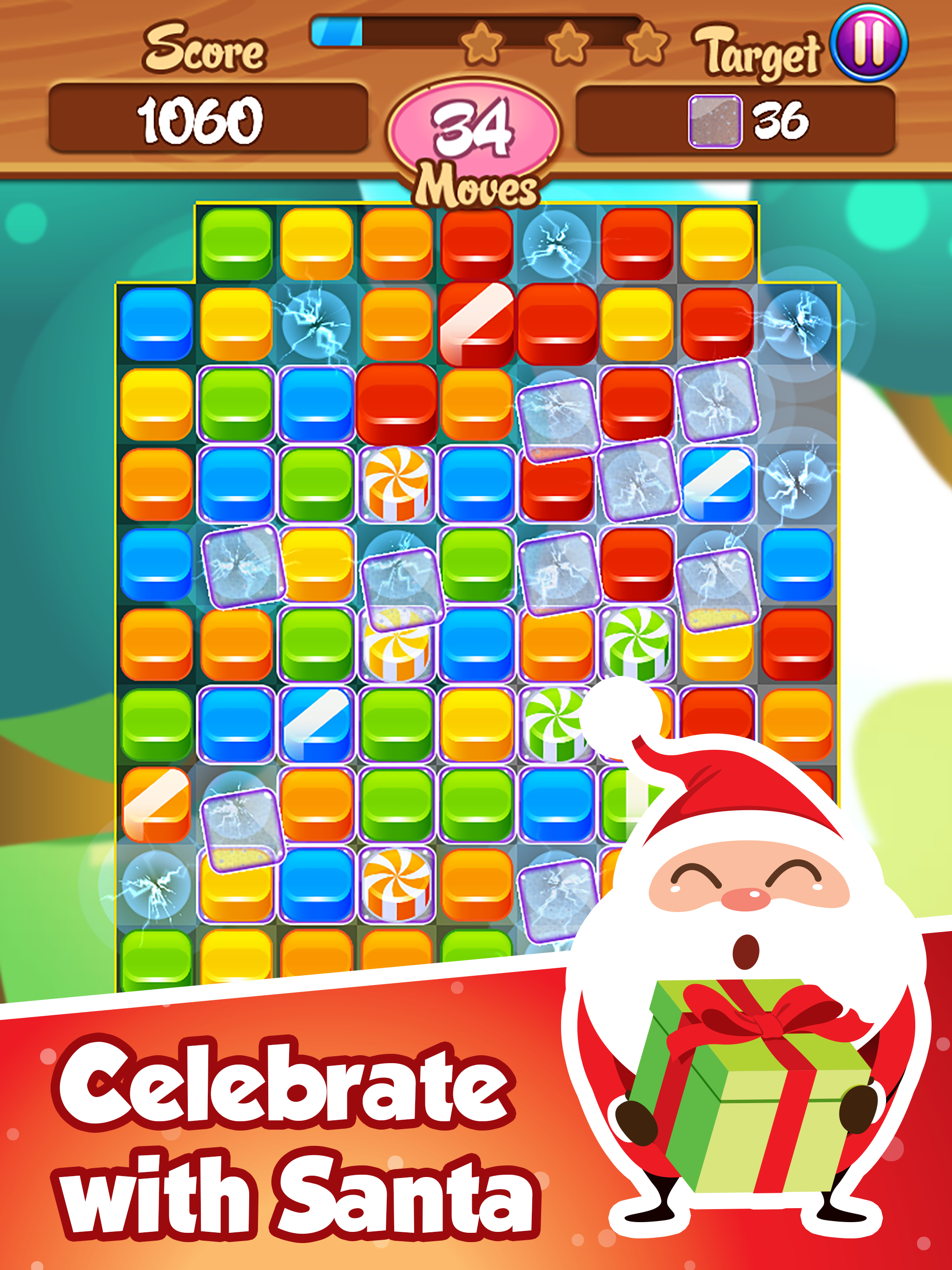 Christmas Match 3 - Blast All Santa Candy screenshot 5
