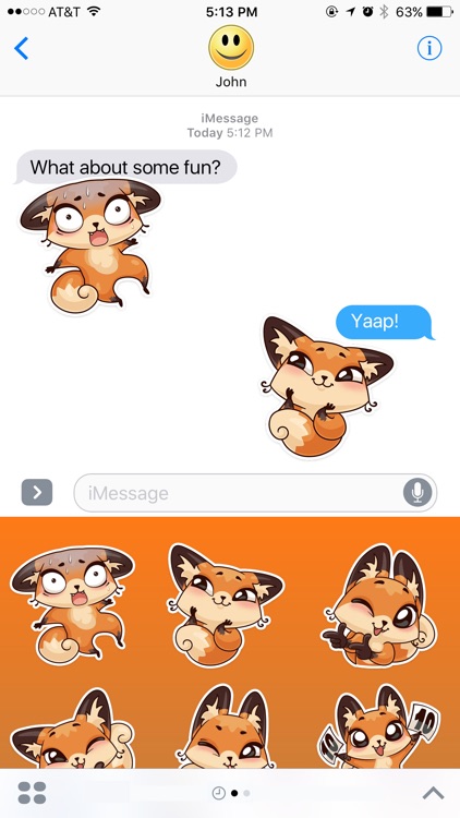 Sly Fox Stickers