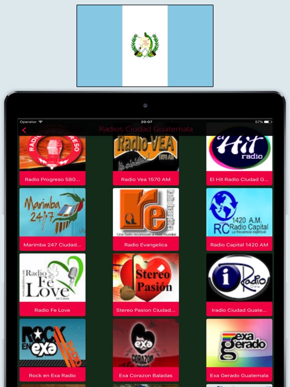 Radio Guatemala FM / Live Radios Stations Online iPad screenshot 2 - Music app