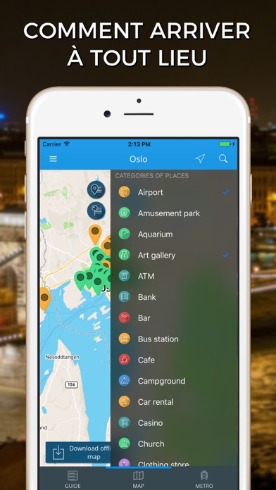 Screenshot #3 pour Oslo Guide Voyage avec Offline Maps