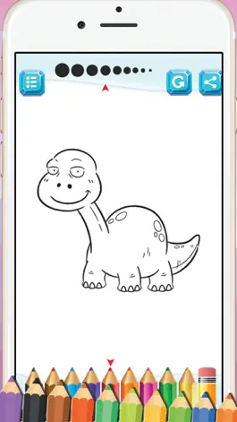 Game screenshot Best Dinosaur coloring book mod apk