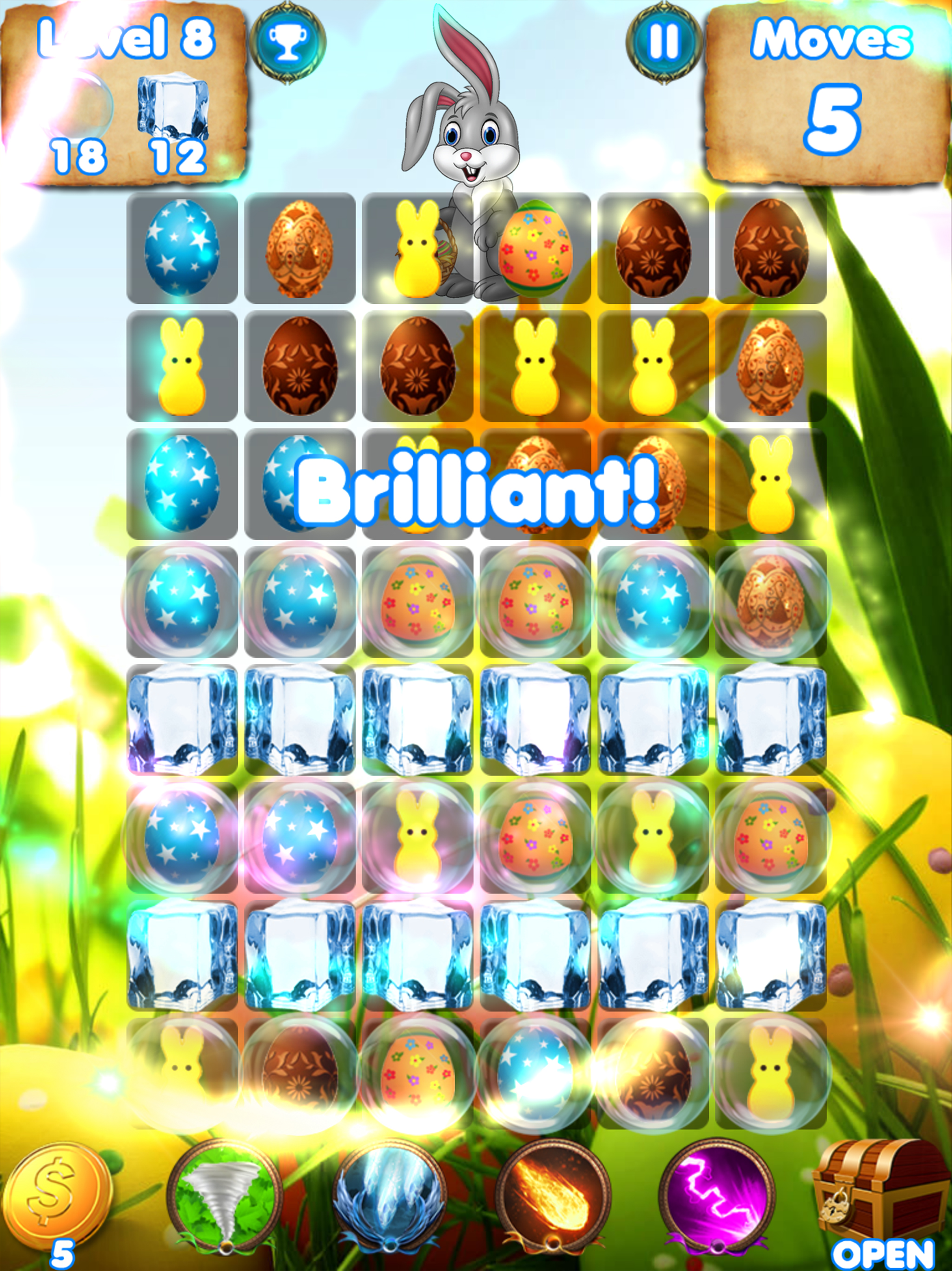 Easter Games Candy - match 3 for cute bunny hop