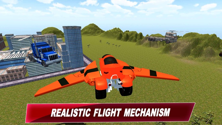 Futuristic Robot Bike Flying Simulator: Mech Fight
